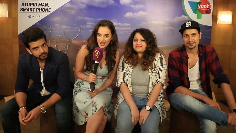 Karan Kundrra, Evelyn Sharma, Almas Khateeb, and Sumeet Vyas hash it out on <b>The Quint</b>. 