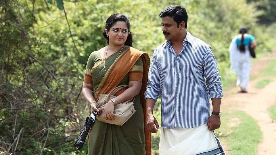 Dileep and Kavya Madhavan in <i>Pinneyum.</i>