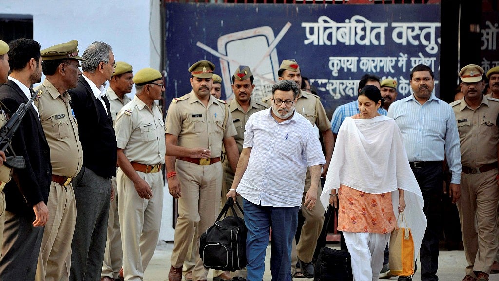 Rajesh & Nupur Talwar walked out of Ghaziabad’s Dasna jail on Monday. 