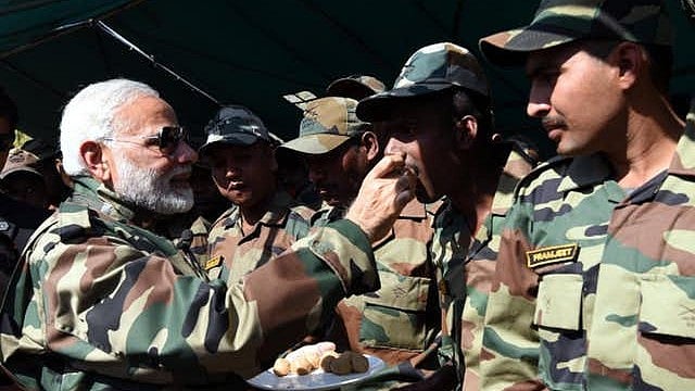 Modi at LoC.