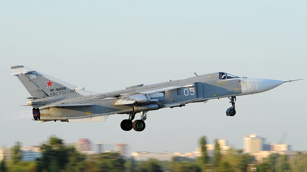 A Sukhoi Su-24 aircraft.