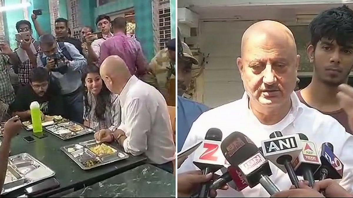 Anupam Kher at FTII. 