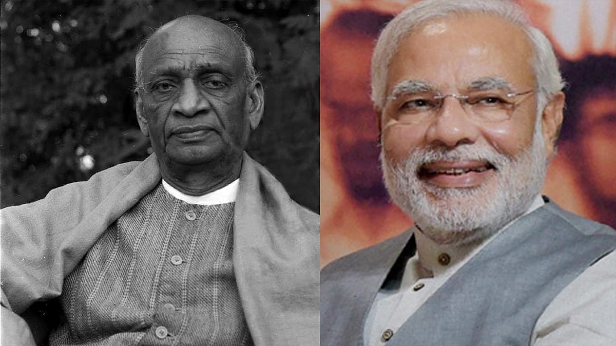 Modi Addresses a massive crowd for the 142ng birth Anniversary of Sardar Patel.