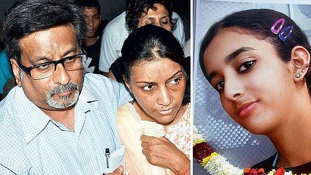 Rajesh and Nupur Talwar were accused of murdering their daughter Aarushi (right) and their domestic help, Hemraj. 