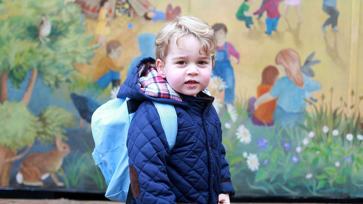 Prince George is the third-in-line to the British throne.