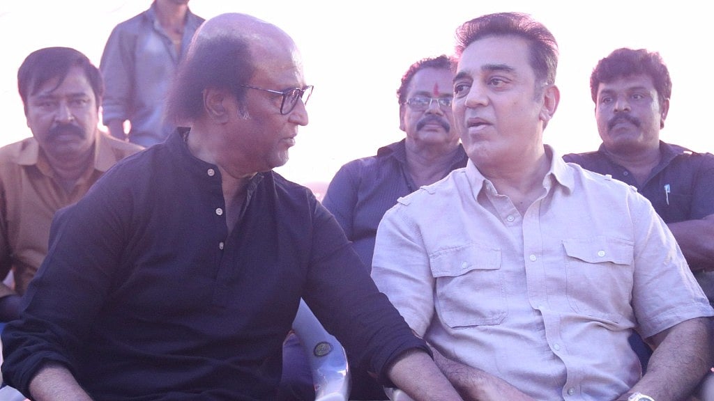 Kamal Haasan and Rajnikanth.