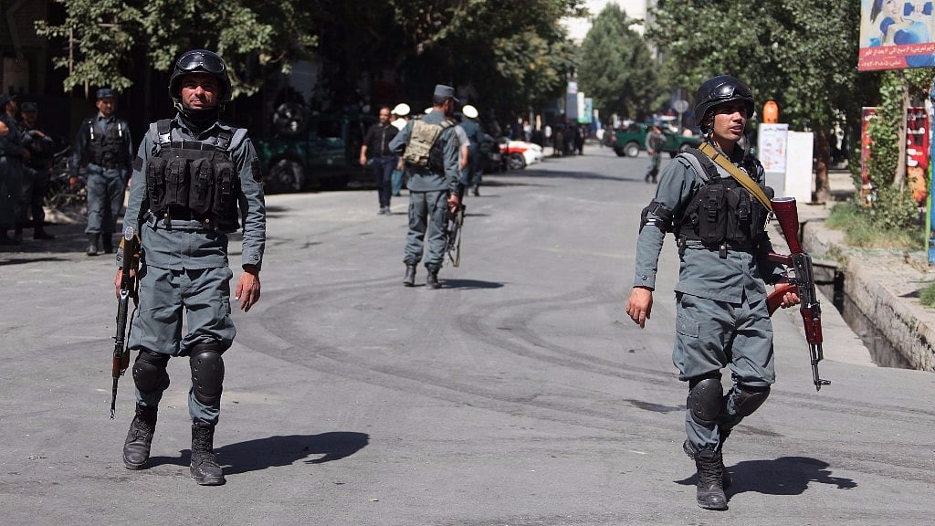 File photo of Afghan security force members in Kabul, Afghanistan. Image used for representational purposes. (Photo: IANS)