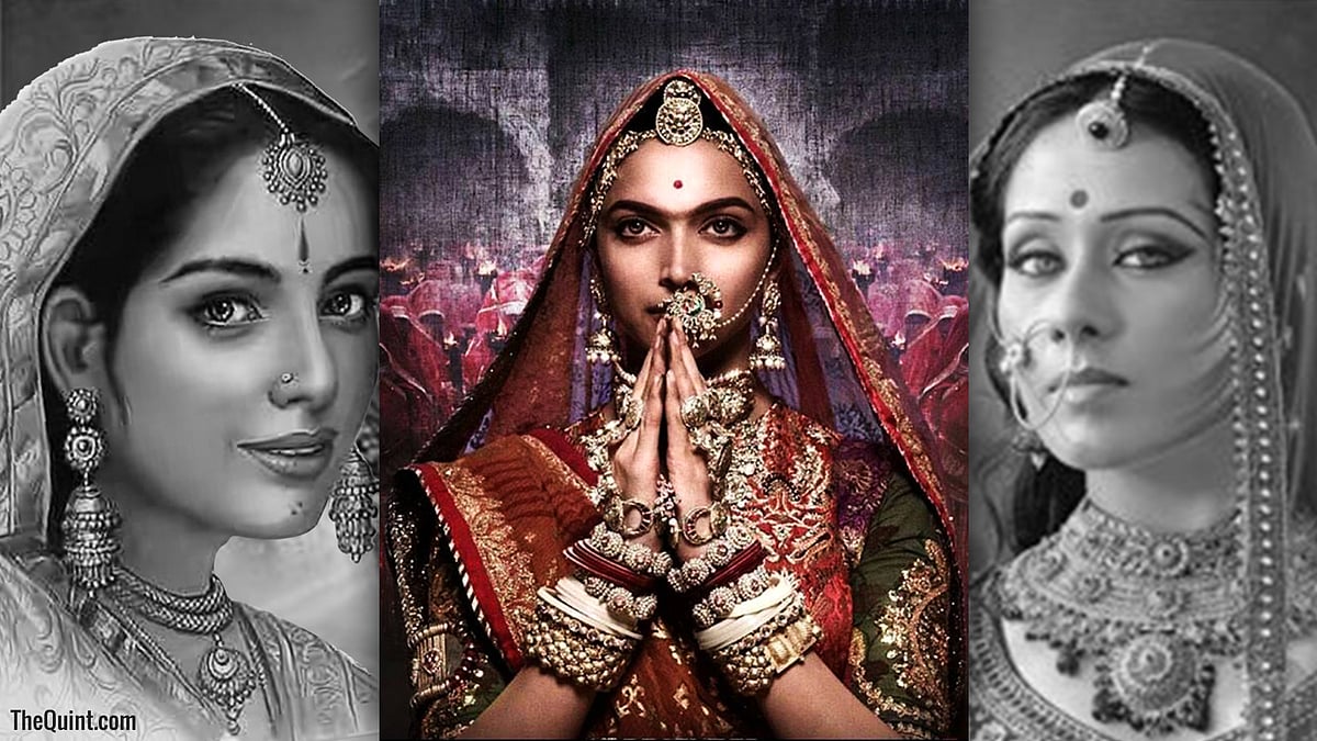 Various avatars of Rani Padmavati in popular culture.