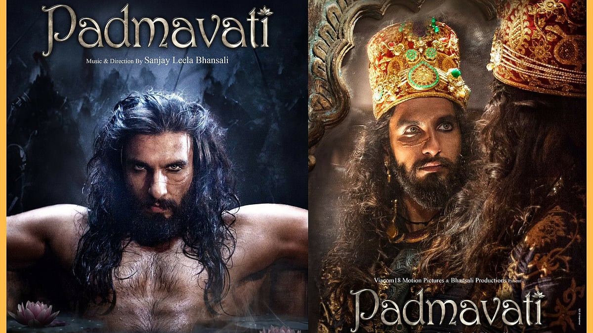 Ranveer Singh looks adequately nasty as Alauddin Khilji.