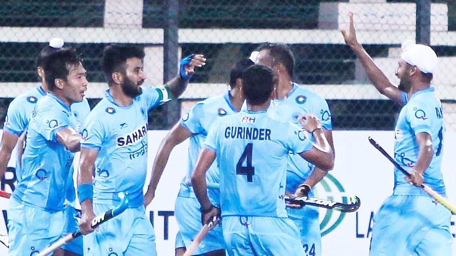 File picture of the Indian hockey team. <i>(Photo Courtesy: Hockey India)</i>