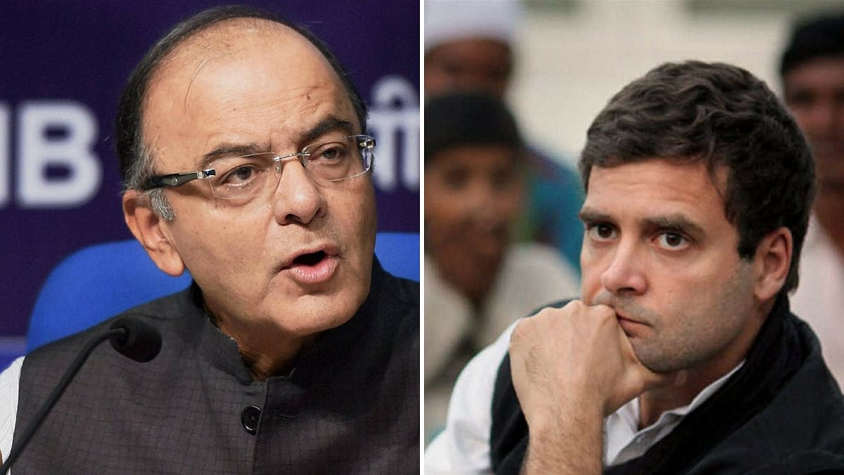 Arun Jaitley responds to Rahul Gandhi’s jibe.
