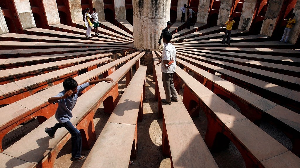 Sun clock at Delhi’s Jantar Mantar.