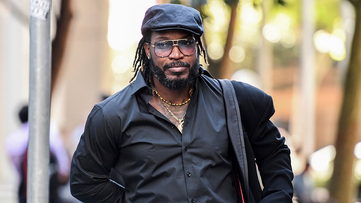 File picture of Gayle arriving at the King Street Courts in Sydney, Australia.<a></a>