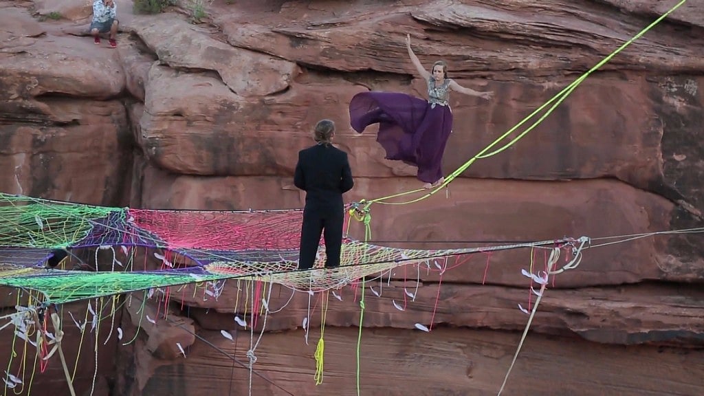 An adventurous wedding.