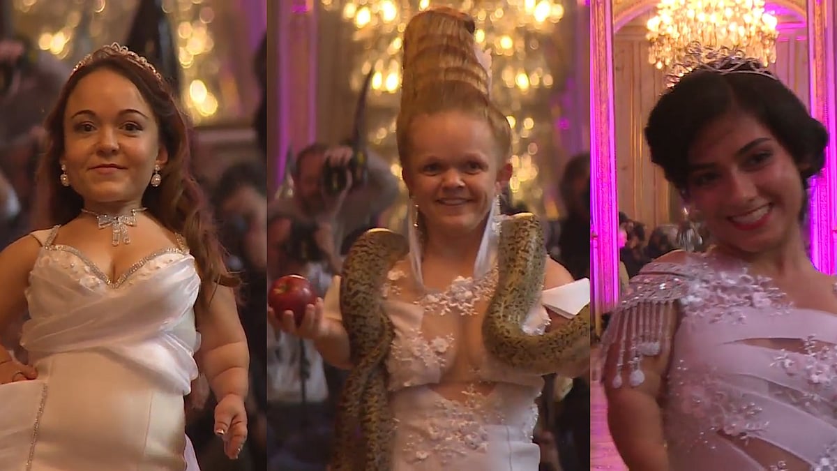  Crushing stereotypes with runway fashion.