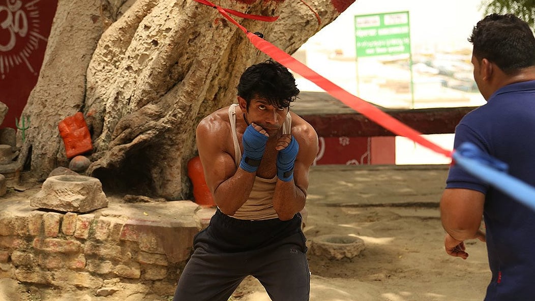 A scene from Anurag Kashyap’s <i>Mukkabaaz.</i> 