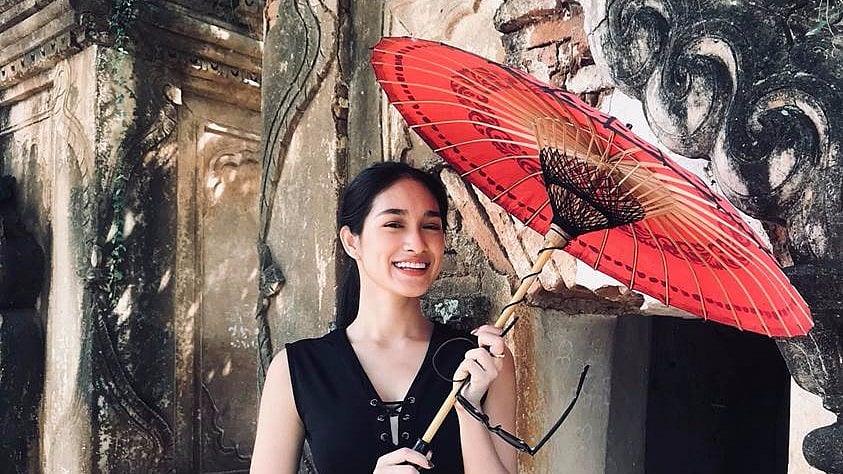 File photo of Myanmar model Shwe Eain Si.