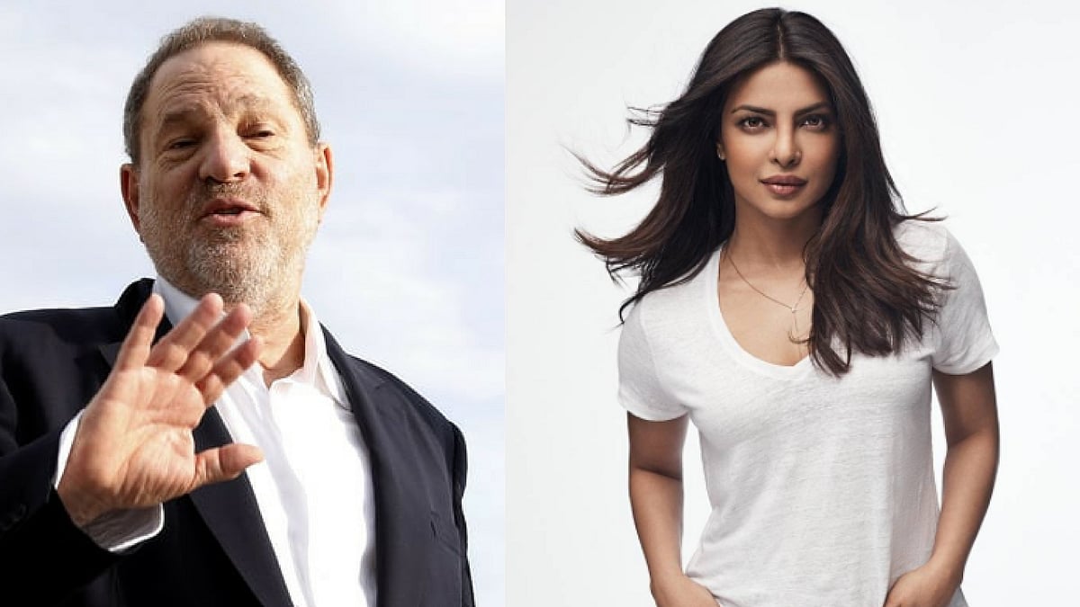 Harvey Weinstein and Priyanka Chopra.&nbsp;