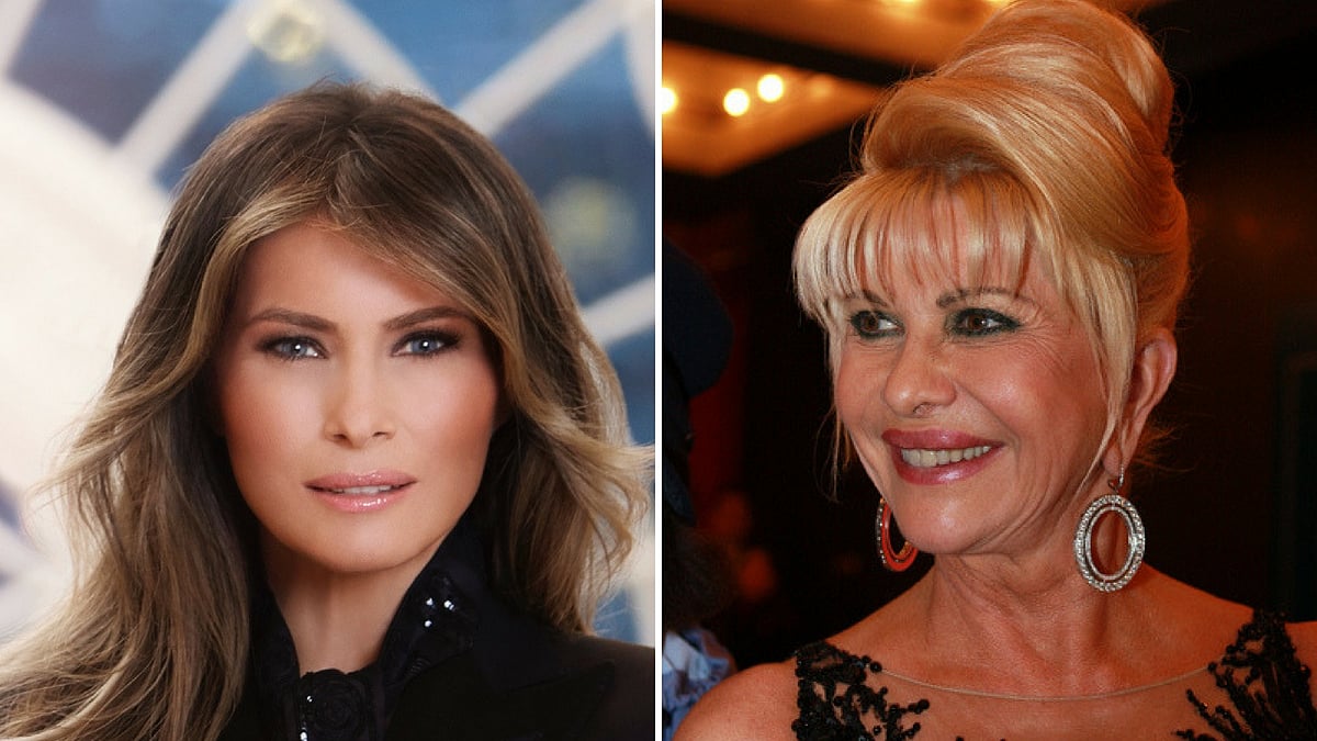 Melania Trump and Ivana Trump