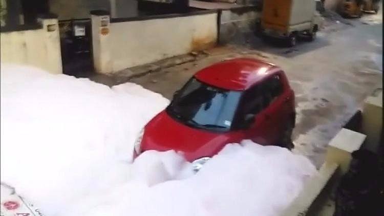 Toxic Froth in Hyderabad