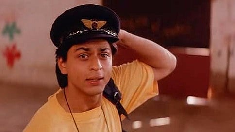 Shah Rukh Khan in a scene from <i>Kabhi Haan Kabhi Naa. </i>