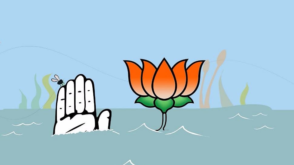 In Kerala, particularly under the governance of Chief Minister K Karunakaran, the party turned to the Sangh Parivar, whenever help was required for electoral battles with the Left Front.