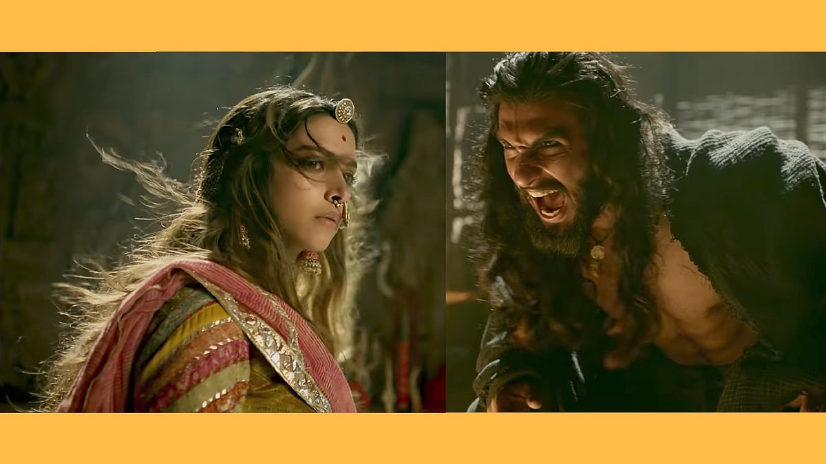 Deepika Padukone and Ranveer Singh in Sanjay Leela Bhansali’s <i>Padmaavat.</i>