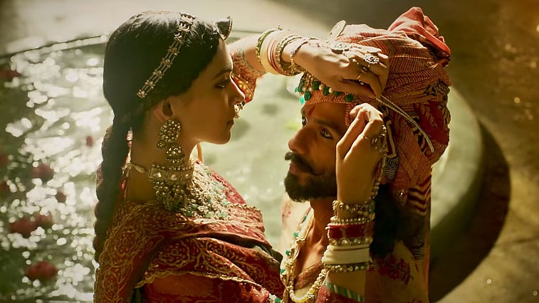 A still from <i>Padmavati.</i> 