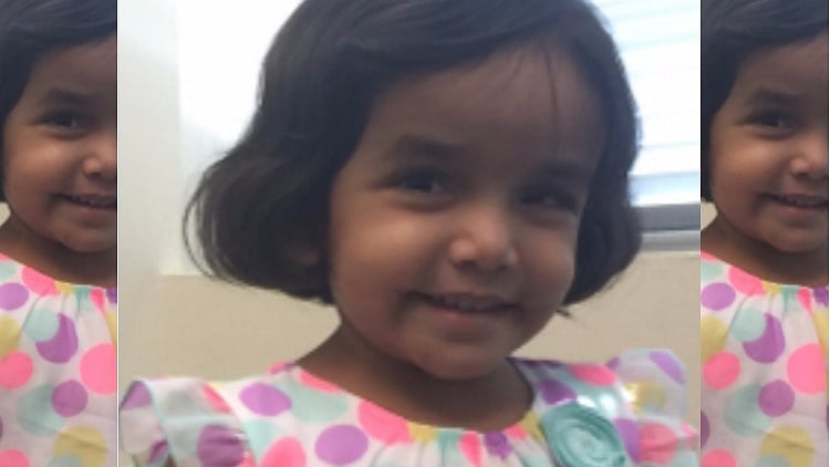 File image of Sherin Mathews. (Photo: The News Minute)