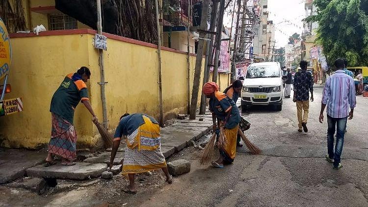 Pourakarmika workers.