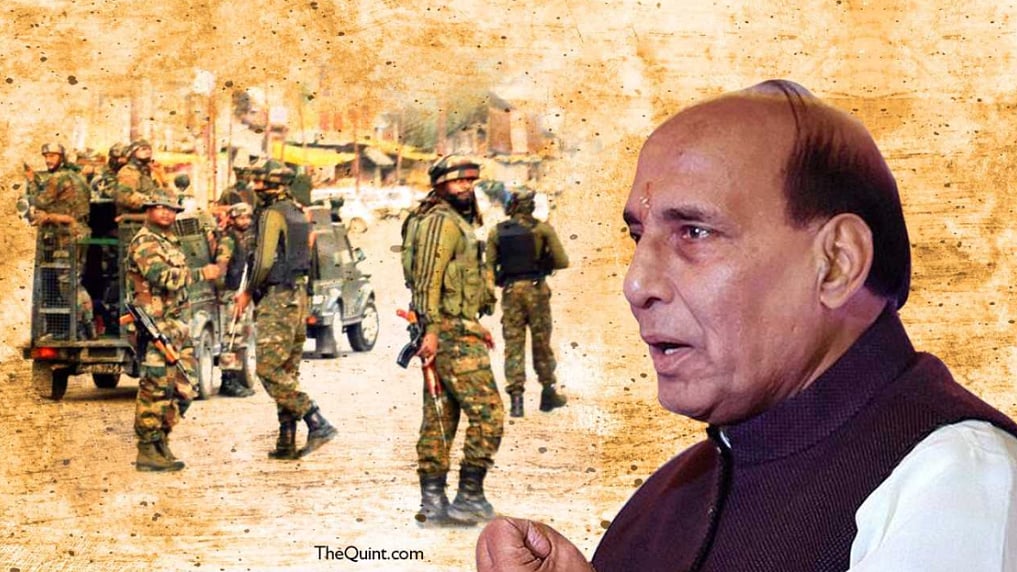 Union Home Minister Rajnath Singh. 
