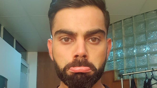 Virat Kohli supports #MyRightToBreathe. (Photo:Twitter/ViratKohli)   