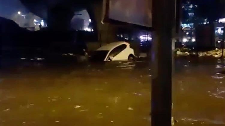 The incident reportedly took place at Nayandahalli in Bengaluru on Friday night.