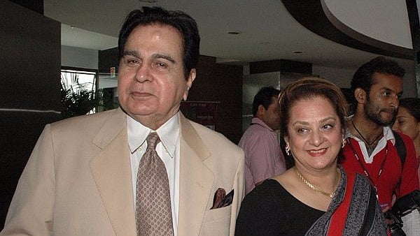 File photo of Dilip Kumar and Saira Banu.&nbsp;