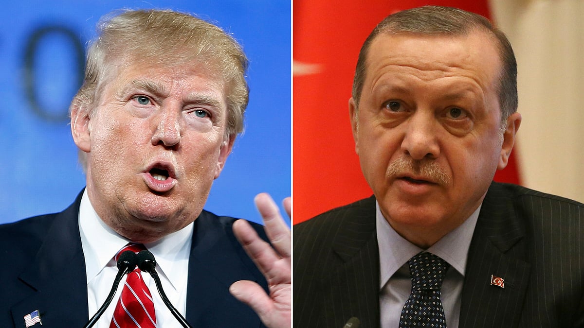 US President Trump and Turkish President Erdogan. 