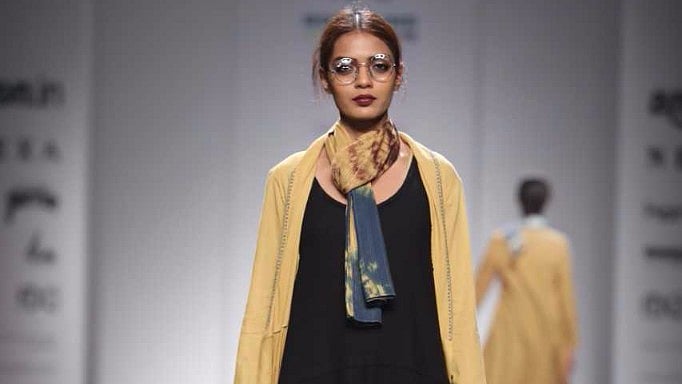 ANJU MODI at Amazon India Fashion Week Spring Summer 2018.