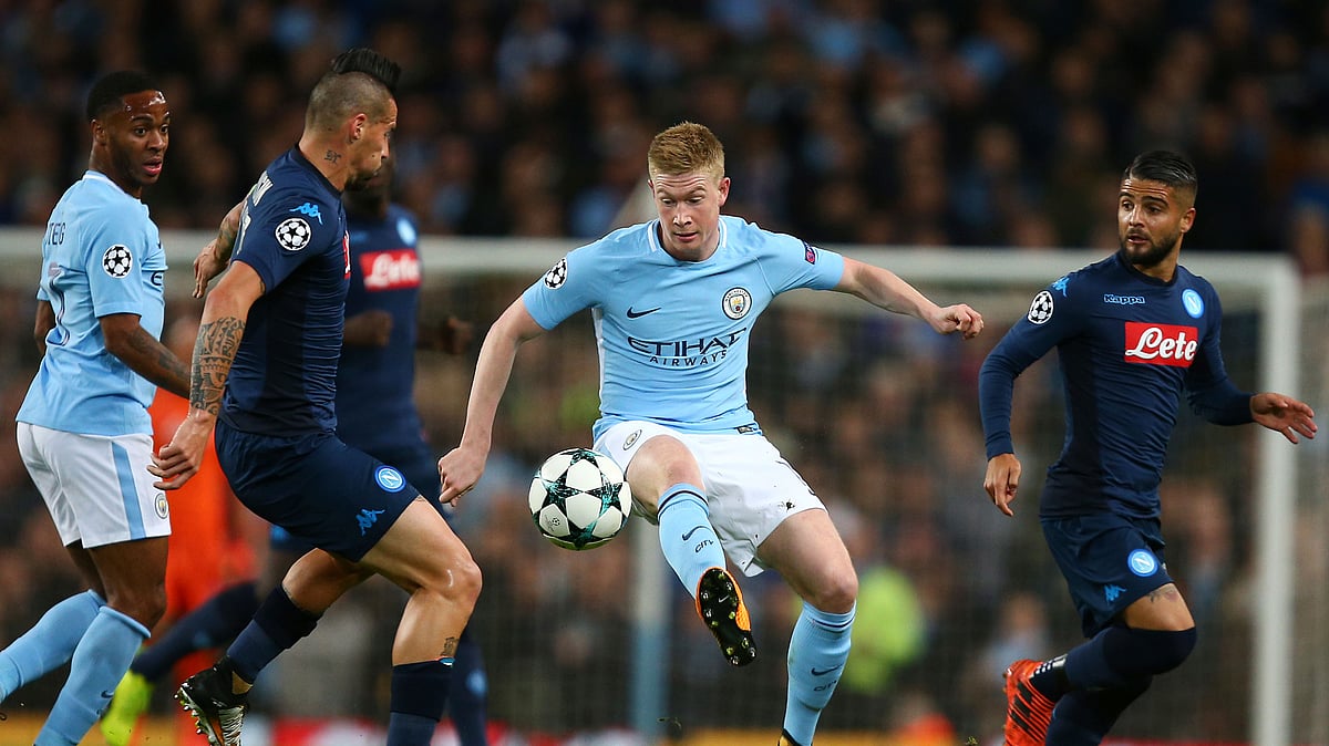 Kevin De Bruyne scored in the thirteenth minute.