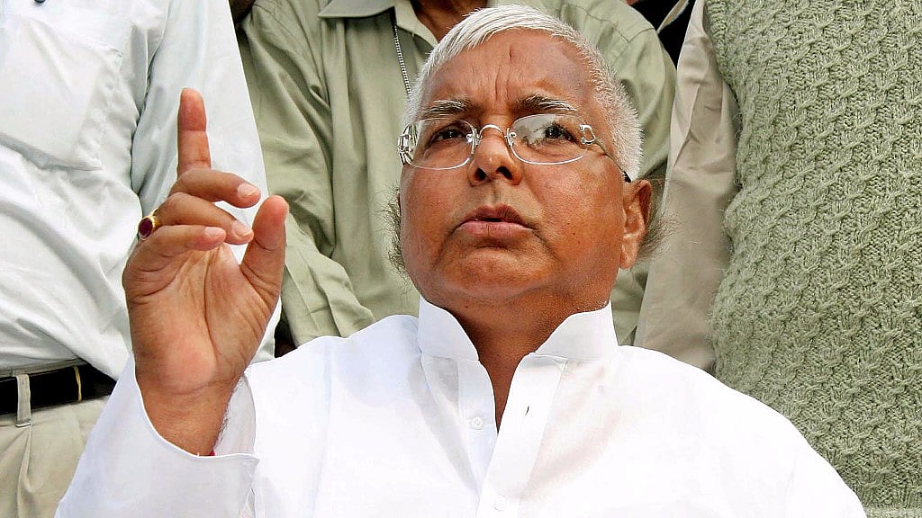 File photo of Rashtriya Janata Dal (RJD) chief Lalu Prasad Yadav. 