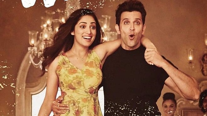 Yami Gautam with Hrithik Roshan in a still from <i>Kaabil</i>. 