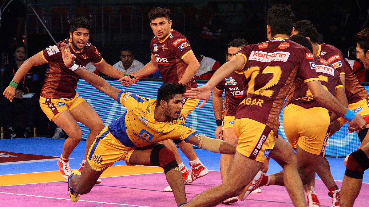UP Yoddha outclassed the Tamil Thalaivas 37-33.