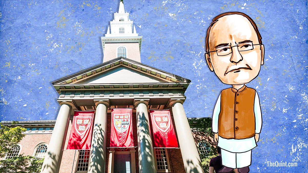 

Defensive approach on note ban and economy-related issues dominated Jaitley’s interaction with students at Harvard.