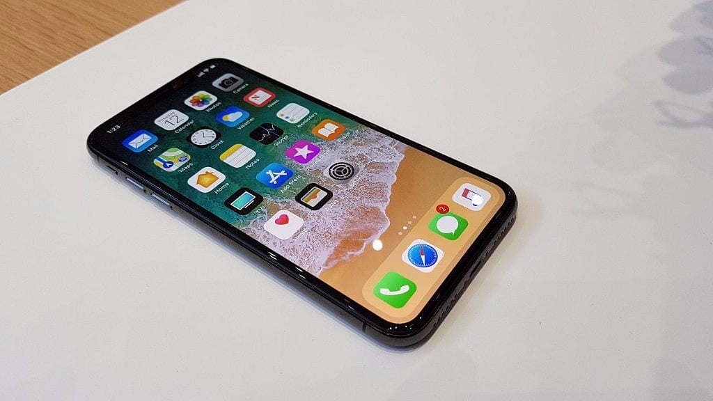 The new Apple iPhone X. 