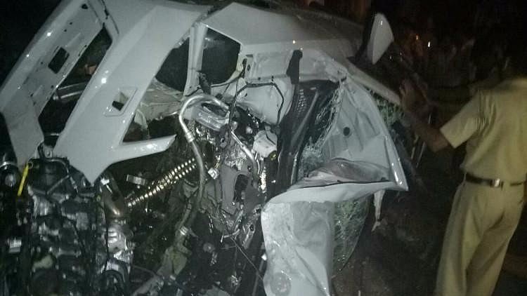Adarsh’s car was destroyed.