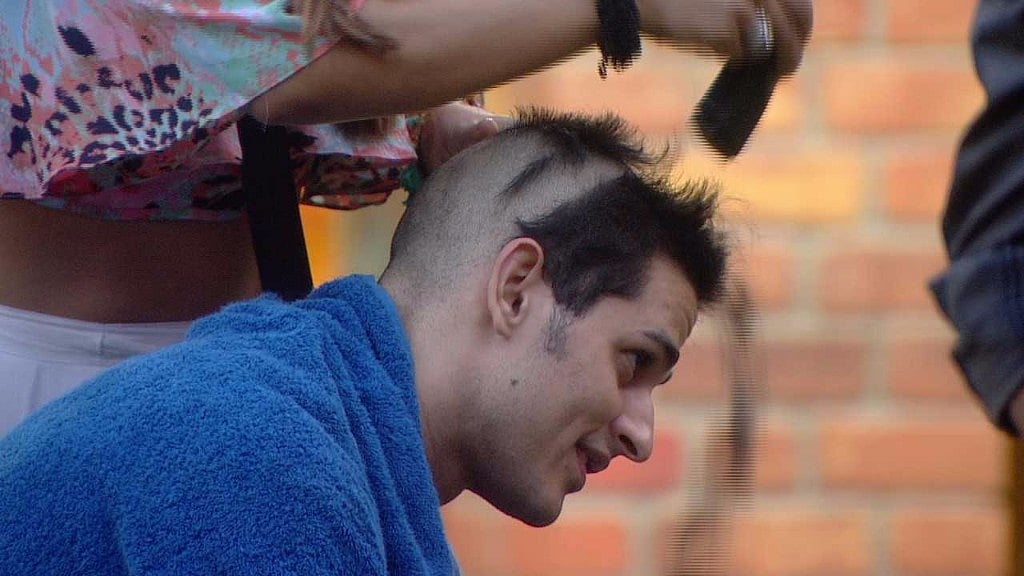 Priyank shaves his head off.