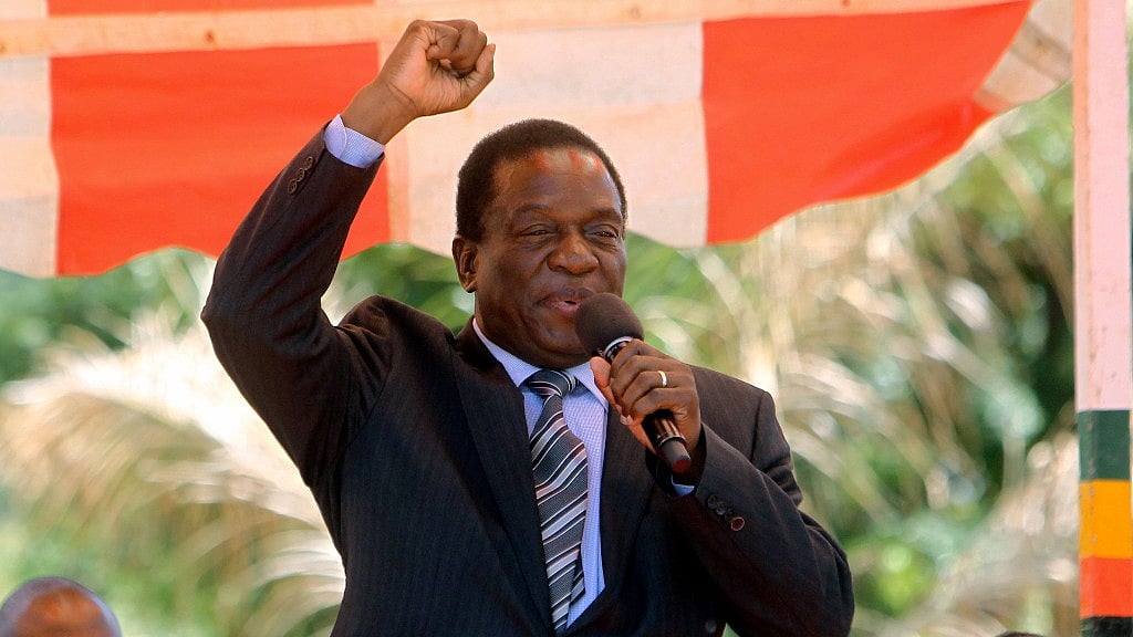 Emmerson Mnangagwa was elected the new leader of Zimbabwe’s ruling political party on Sunday.
