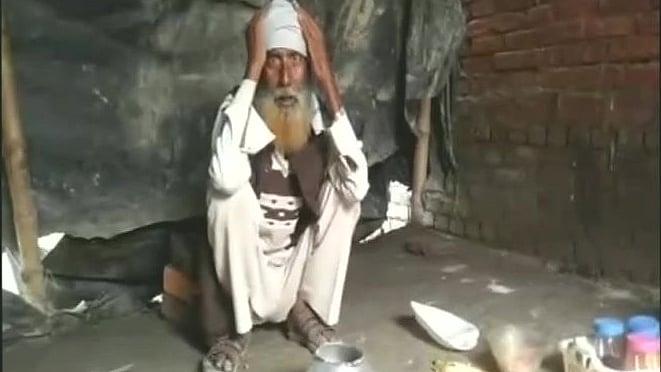 Ishaq Ahmed said he was refused ration by the shop owner.