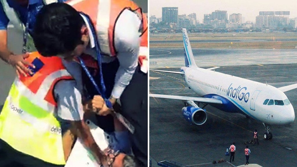 A passenger and the staff of IndiGo airline were involved in an altercation.