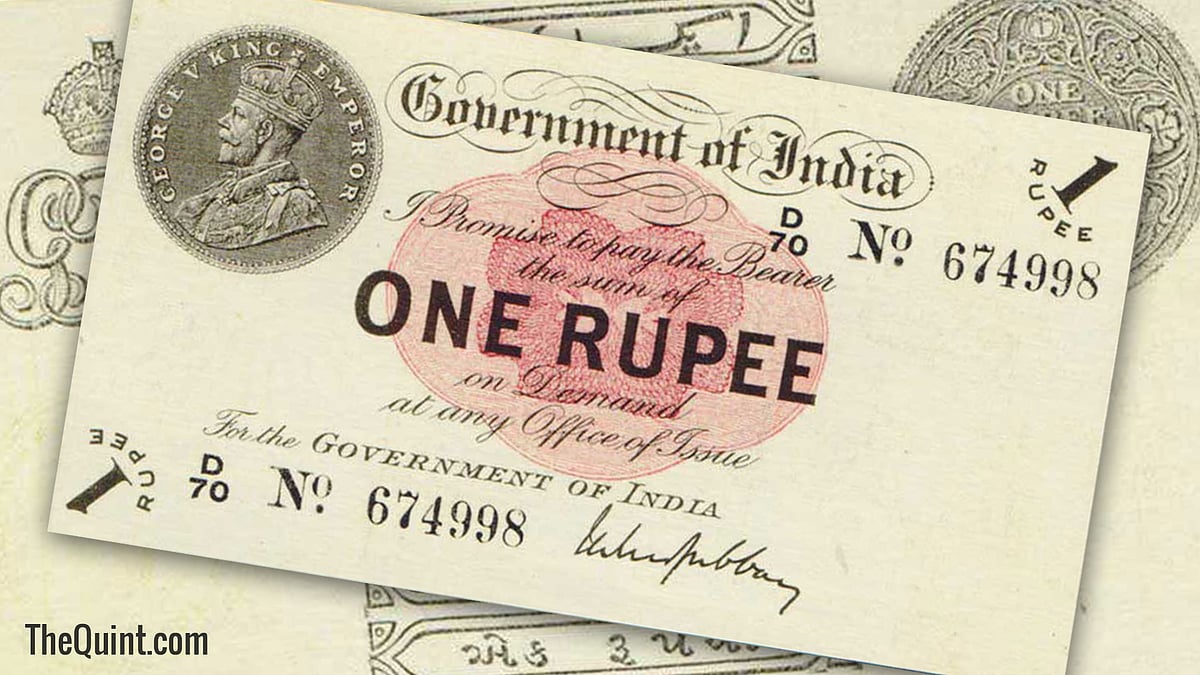 Front and back of the original note which was issued on 30th November 1917.
