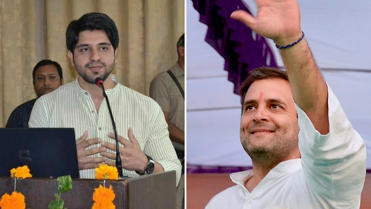 Shehzad asked Rahul to contest the poll based on merit rather than his surname, taking a dig at dynast politics.