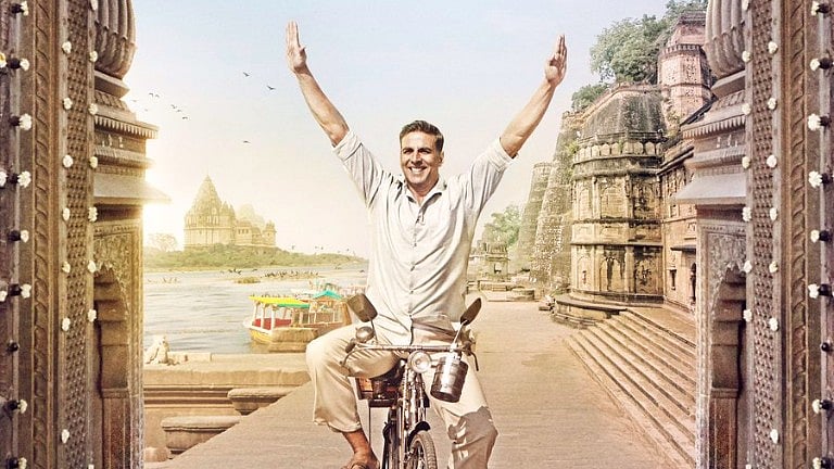 Akshay Kumar in a poster of <i>PadMan</i>.
